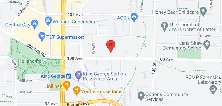 map of 1106 13837 100 AVENUE
